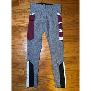 Pink Victorias Secret Ultimate Gray and‎ Maroon Leggings Size Small